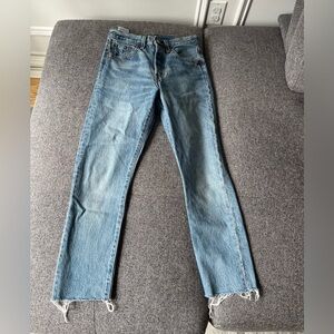 Levi's 501 Light Blue Skinny Jeans